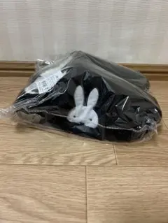 【新品未開封】 スリッパ　ミッフィ　ブラック　ボア ルームシューズ 冬　同封不可