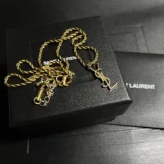 SAINT LAURENT ゴールドネックレス