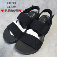 新品未使用 Clarks Arla Stroll サンダル 23.5 黒 厚底のサムネイル