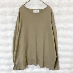 オペークドットクリップ オーガニックコットン混 薄手 ニット ゆったり シンプルのサムネイル