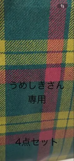 うめしきさん専用 4点セット
