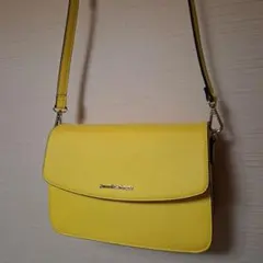 イエロー ショルダーバッグ　サマンサ&シュエット