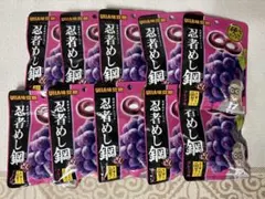 UHA味覚糖 忍者めし鋼　改　グレープ味　10点セット　グミ