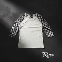 00s【archive】 Roen スカル　七分丈　Tシャツ Y2K ギャル男○