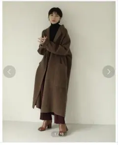 トゥデイフル　TODAYFUL オーバーチェックコート　38