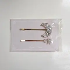 Angel Heart ヘアピン 2個セット　月　星