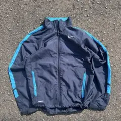 NIKE ナイキ ナイロンジャケット archive 短丈 ネイビー y2k S