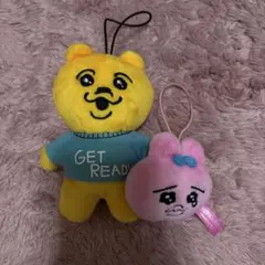 おぱんちゅうさぎ　着衣グマ　マスコット