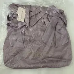 ちいかわ Maison de FLEUR 刺繍ダブルリボントートバッグ　モモンガ