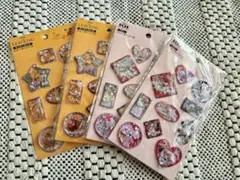 ウォーターシール4枚セット　セリア　ライオンキング　101匹　ディズニー