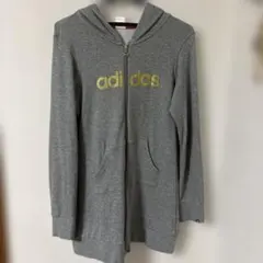 adidas パーカー グレー OTサイズ