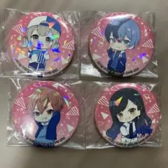 プロセカ　ローソンコラボ　ビビバス　キャラクター缶バッジ 4個セット