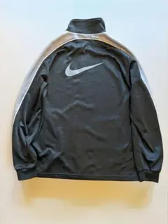 ナイキ 00s トラックジャケット L 黒灰 スウォッシュ