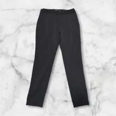 ZARA ドット柄 スラックス パンツ ブラック　サイズ34 XS〜S