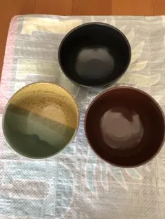 陶器製丼 3個セット