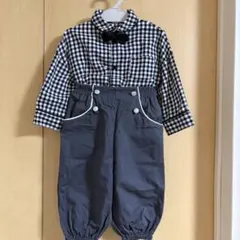 【最終値下げ】フォーマル　チェック柄シャツ　ボトム　入園式