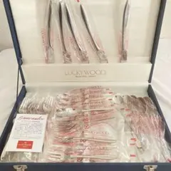 LUCKY WOOD パリ カトラリー フォーク ナイフ 洋白銀器 約20㎝ - メルカリ