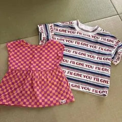 ベビー　Tシャツ　2枚セット　GAP micorrid バースデイ　夏　半袖のサムネイル