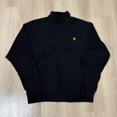 Carhartt 裏起毛 ジップアップ スウェット トレーナー ブラック S 