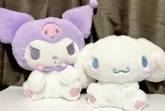 【サンリオキャラクターズ】 ふんわりおすわりドールBIG クロミ シナモロール