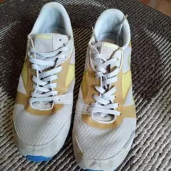 Reebok ランニングシューズ ベージュ/イエロー