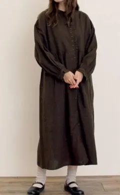 フリルワンピース ロングワンピース