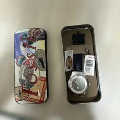 FOSSIL BIGTIC RED 動作問題なし アナデジ 赤 jr-7844のサムネイル