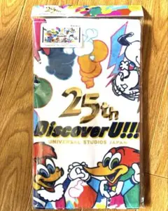 USJ 25th DiscoverU! フェイスタオル 25周年　ユニバ　新品のサムネイル