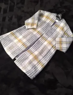 Demi-luxe BEAMS コート　チェック柄