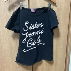 Sister Jenni ロゴプリント 半袖Tシャツ ブラック