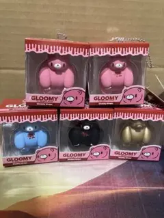 チャックスGP グルーミー BOXフィギュアパッケージキーチェーン 5種