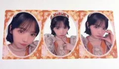 鎮西寿々歌 3枚 FRUITS ZIPPERクラシカルプリンセス衣装クリアトレカ