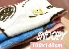 新品 スヌーピーハーフ毛布 SNOOPY 100×140cm ピンク