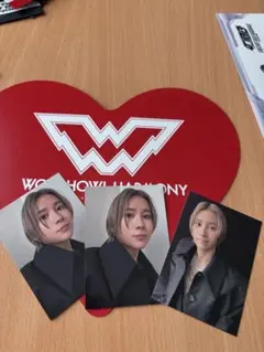 WOLFHOWLHARMONY WHH ステッカー トレカ くっく　うちわ付き