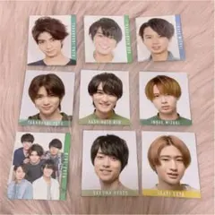 HiHi Jets Myojo データカード 9枚セット