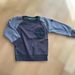 グレー ダークグレー トレーナー 100cm