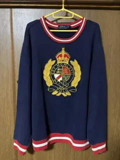 Polo Ralph Lauren BEAMS ネイビー トレーナー XL