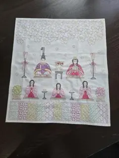 ホビーラホビーレ♪ステッチクロス♪お雛様と伝統柄の完成品です