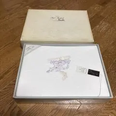 Poul Moulient花柄刺繍シーツ150x250cm新品未使用品