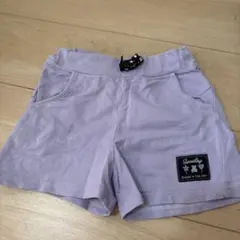 キッズ ハーフパンツ パープル 120cm