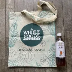 Whole Foods Market 植物モチーフエコバッグ