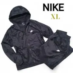 美品　ナイキ　ウインドブレーカー　上下 セットアップ　XLサイズ　ブラック