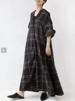 ペンドルトン*RELUME gauze etermin chk op：ワンピース