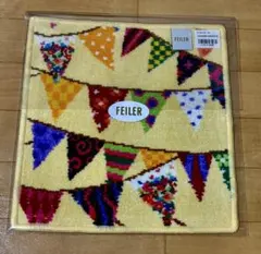 FEILER フェイラー フラッグ柄 タオルハンカチ 約25cm