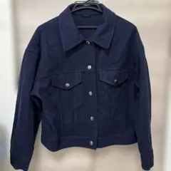 COMME CA ISM アウター　ジャケット　ネイビー