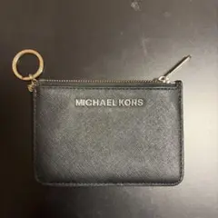 マイケルコース　定期入れ　パスケース　黒　キーケース