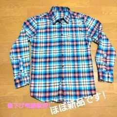 ほぼ新品　今だけ価格!ネルシャツ　チェックシャツ　メンズ　アメカジ　古着　M