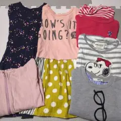 まとめ７点　110cm　H&M 星柄ネイビーワンピース　BREEZE