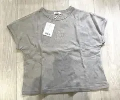 新品　ペアマノン　ワッフル　Tシャツ　グレー　130のサムネイル