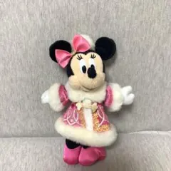 ミニー ぬいぐるみバッジ　クリスマス　2014